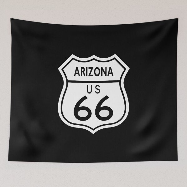 Item preview, route 66 traffic sign, arizona designed and sold by Numbers-Art.