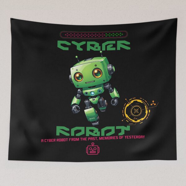 Item preview, Cyber Robots: Digital Art to Give to Science Fiction Lovers designed and sold by Artedig.