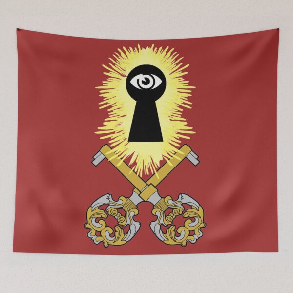 Item preview, Crossed Keys Jolly Roger (Brown) designed and sold by MurpheusTech.