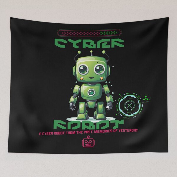 Item preview, Cyber Robots: Digital Art That Inspires You to Imagine a Bright Future designed and sold by Artedig.