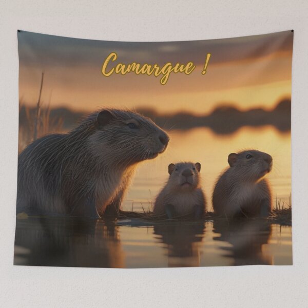 Item preview, Coypus with family Camargue designed and sold by Astralia.