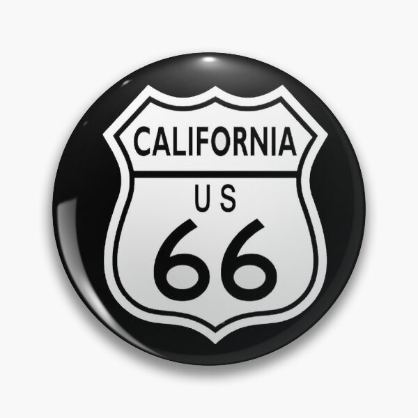 Artikelvorschau, Verkehrsschild Route 66, Kalifornien entworfen und verkauft von Numbers-Art.