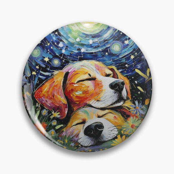 Item preview, pintura del arte del perro designed and sold by RigelArtifacts.