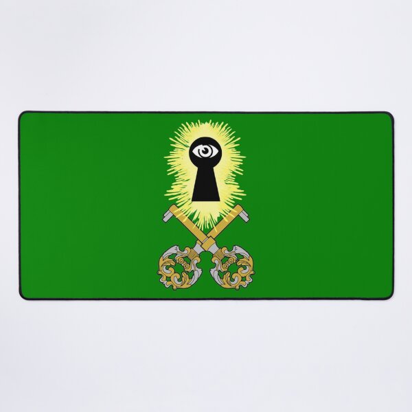 Item preview, Crossed Keys Jolly Roger (Green) designed and sold by MurpheusTech.