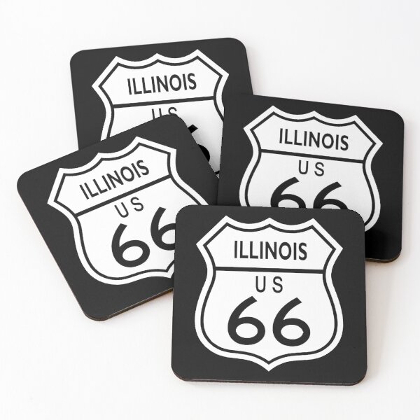 Item preview, route 66 traffic sign, illinois designed and sold by Numbers-Art.