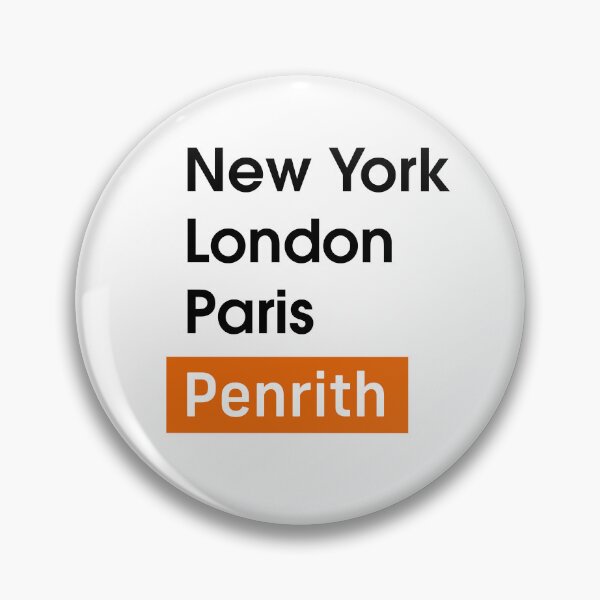 Item preview, New York - London - Paris - Penrith (Black Text) designed and sold by Wonderbouy.