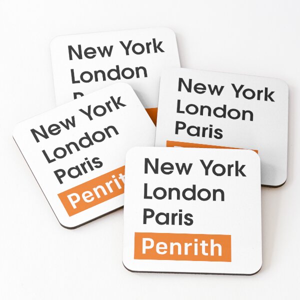 Item preview, New York - London - Paris - Penrith (Black Text) designed and sold by Wonderbouy.