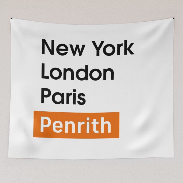 Item preview, New York - London - Paris - Penrith (Black Text) designed and sold by Wonderbouy.