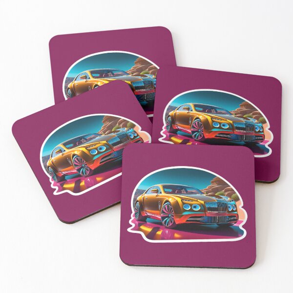 Item preview, Cool Luxurious Golden Car designed and sold by TheArtOfPat.