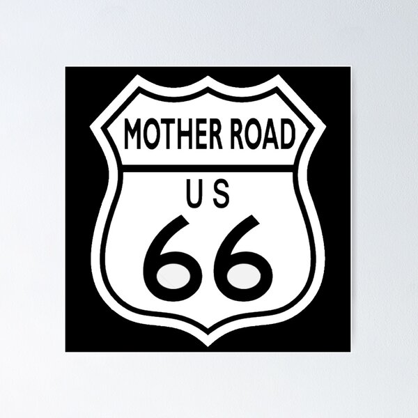 Item preview, route 66 traffic sign, mother road designed and sold by Numbers-Art.