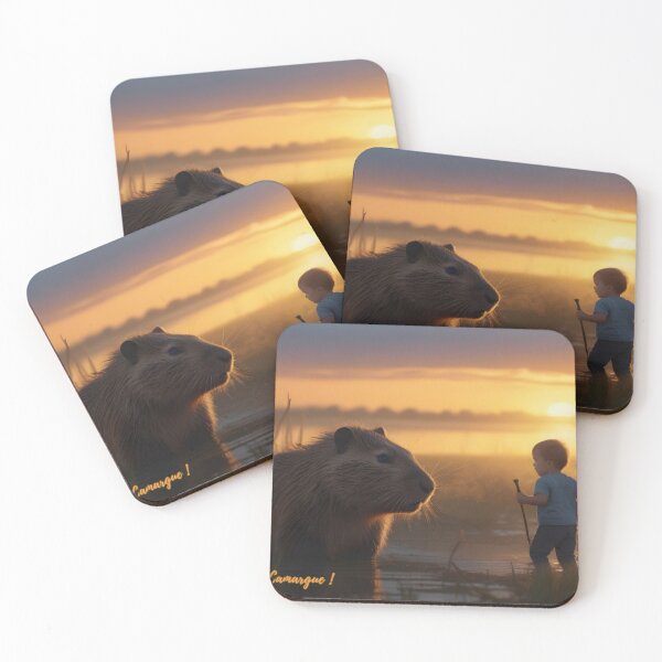 Item preview, Coypus and child Camargue designed and sold by Astralia.