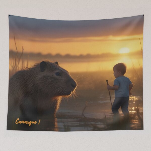 Item preview, Coypus and child Camargue designed and sold by Astralia.