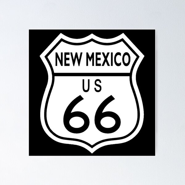 Item preview, route 66 traffic sign, new mexico designed and sold by Numbers-Art.