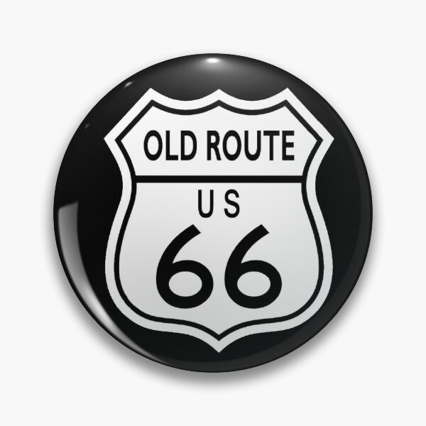 Artikelvorschau, Route 66 Verkehrsschild, alte Route entworfen und verkauft von Numbers-Art.