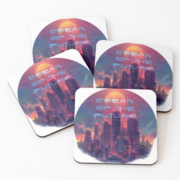 Item preview, Futuristic Neon Cityscape - Dream of the Future designed and sold by Mephisto696.