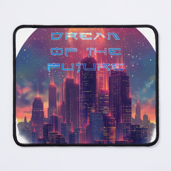 Item preview, Futuristic Neon Cityscape - Dream of the Future designed and sold by Mephisto696.