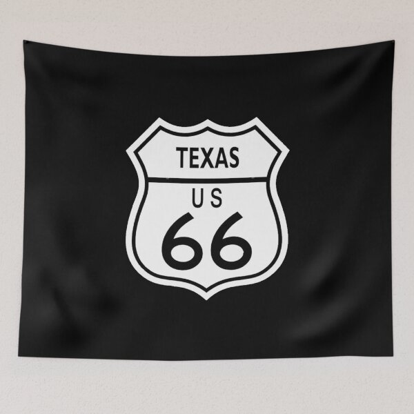Item preview, route 66 traffic sign, texas designed and sold by Numbers-Art.