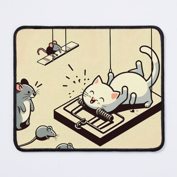 Item preview, Easy Revenge: Cat trapped in a Mouse Trap | Easy Revenge designed and sold by Divyansh200102.