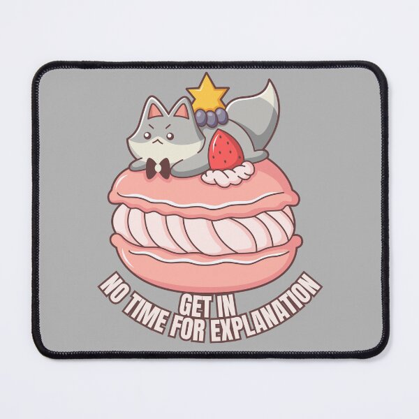 Item preview, Funny Macaroon Cat Get in No Time For Explanation National Macaroon Day designed and sold by SoyMoni.