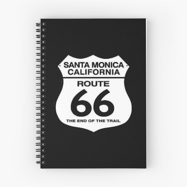 Item preview, route 66 traffic sign, santa monica california designed and sold by Numbers-Art.