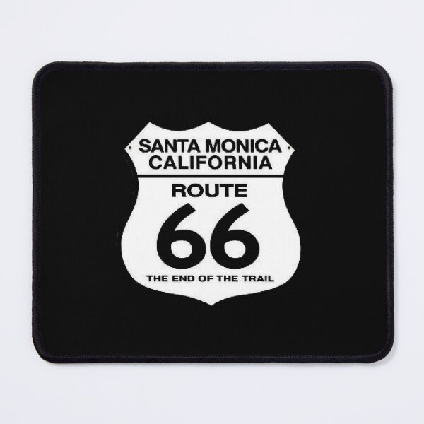 Item preview, route 66 traffic sign, santa monica california designed and sold by Numbers-Art.
