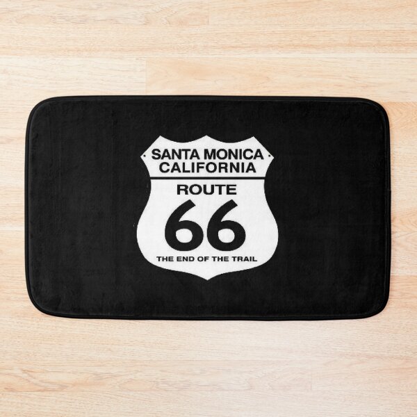Item preview, route 66 traffic sign, santa monica california designed and sold by Numbers-Art.