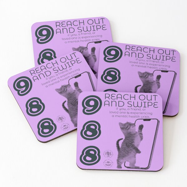 Item preview, Purple Cute, Fuzzy Kittens Against Suicide designed and sold by 1Felinophile.