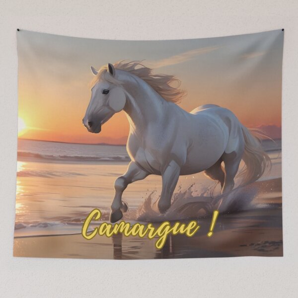 Item preview, Camargue horse on the beach designed and sold by Astralia.