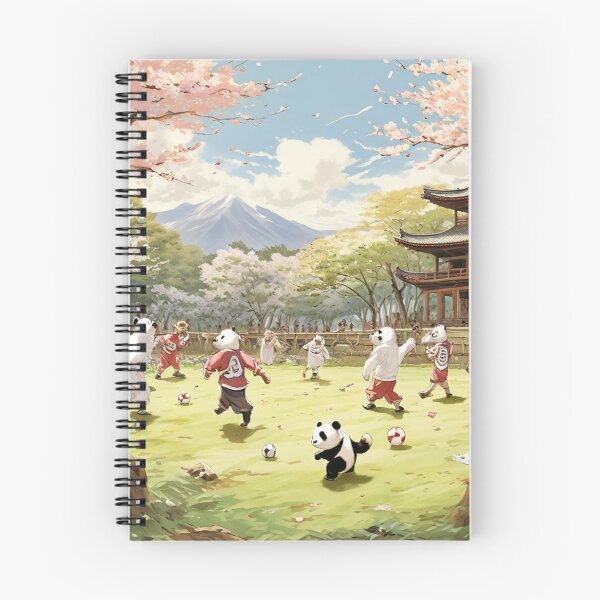 Item preview, panda play soccer on field designed and sold by janimsang.