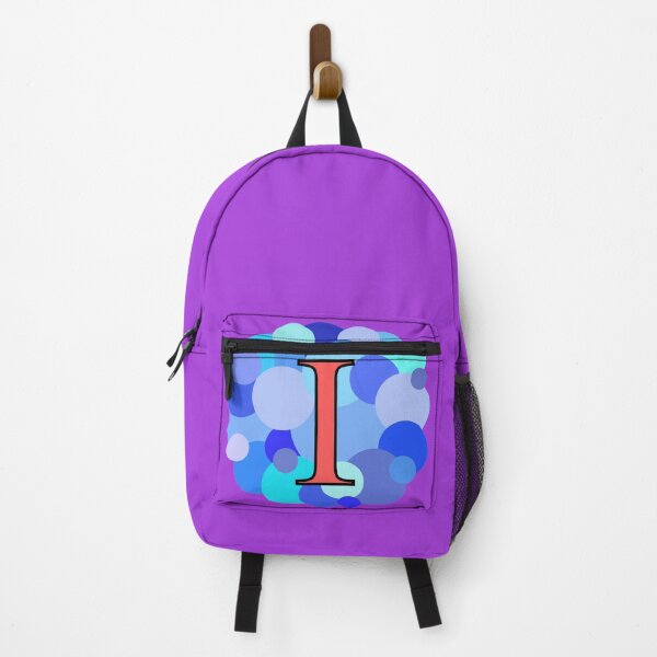 Item preview, Blue Bubbles Upper Case Letter I Monogram designed and sold by MGonline.