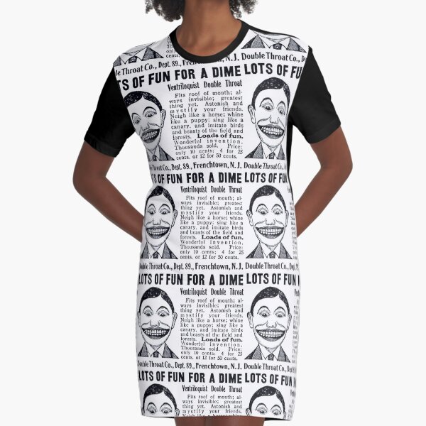 Only a Dime! Graphic T-Shirt Dress
