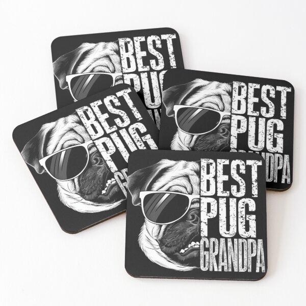 Item preview, Best Pug Grandpa designed and sold by HeadTurningArt.