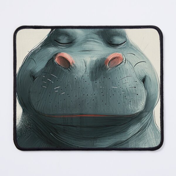 Item preview, lovely hippo and bird designed and sold by ururuty.