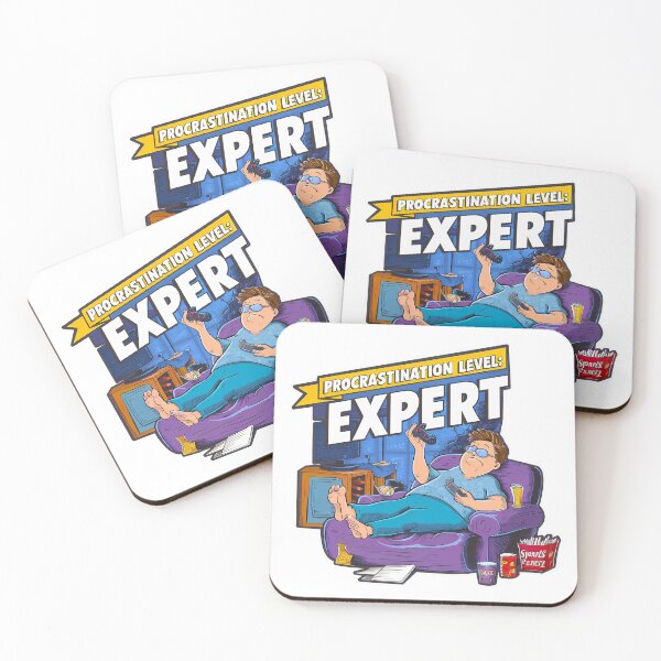Item preview, Procrastination Level : Expert Funny T - Shirt  designed and sold by Witty Shirts.