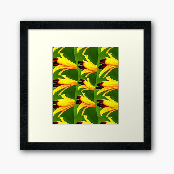 Item preview, Yellow Lilies Pattern designed and sold by Patternflower.