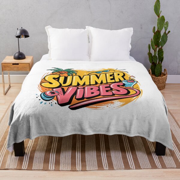 Item preview, Summer Vibes with Palm Trees & Beach Waves Lovers designed and sold by ViktoonShirts.