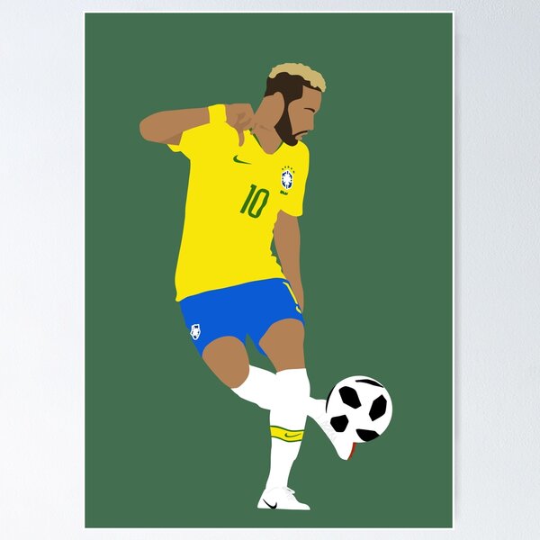 Item preview, Neymar Jr minimalist design designed and sold by ArlemUnivers.