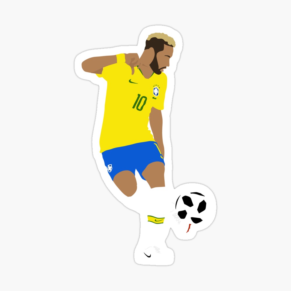 Neymar Jr minimalist design Poster