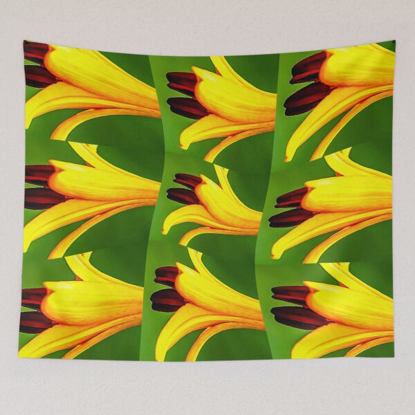 Item preview, Yellow Lilies Pattern designed and sold by Patternflower.