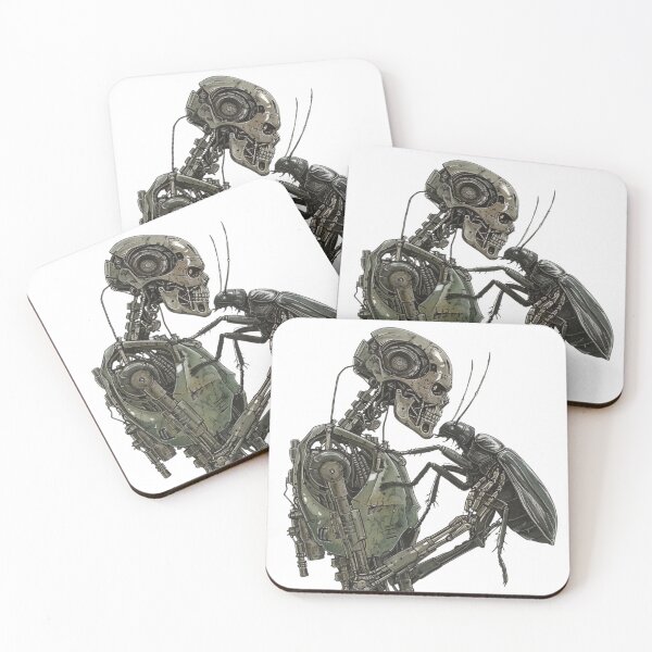 Item preview, Robot with a beetle designed and sold by The Fox Den YYC.