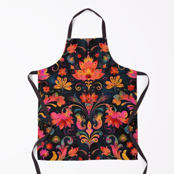 Item preview, Beautiful Rainbow Rosemaling Art With Pink Flowers designed and sold by thaneydesign.