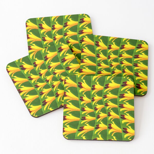 Item preview, Yellow Lilies Pattern designed and sold by Patternflower.