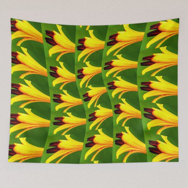 Item preview, Yellow Lilies Pattern designed and sold by Patternflower.