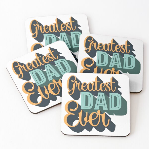 Item preview, Greatest Dad Ever Words: Stylish Father's Day Gift! designed and sold by Luxuriously.