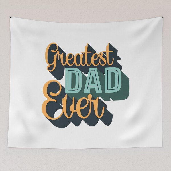 Item preview, Greatest Dad Ever Words: Stylish Father's Day Gift! designed and sold by Luxuriously.