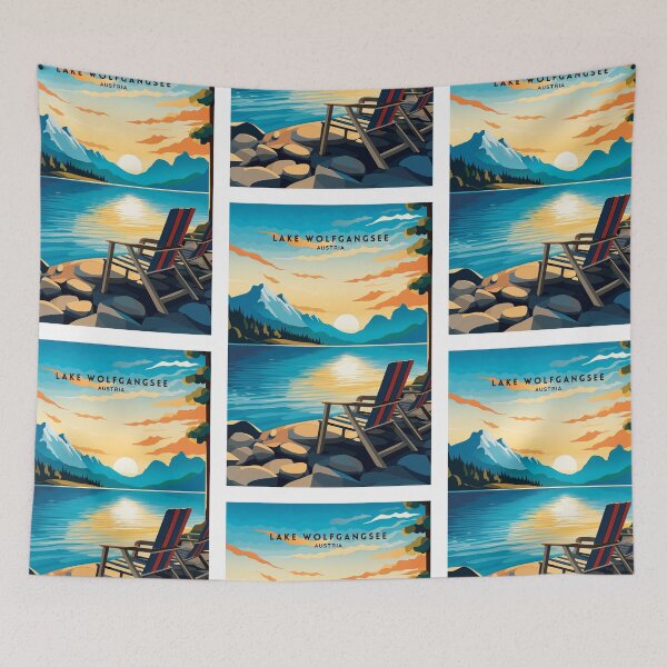 Item preview, Lake Wolfgangsee Wonders: Austria designed and sold by NeuralVibe.