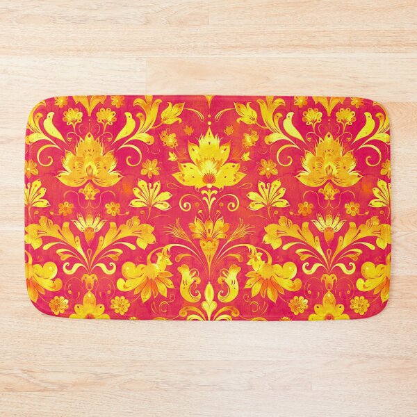Item preview, Beautiful Pink & Gold Rosemaling Art designed and sold by thaneydesign.