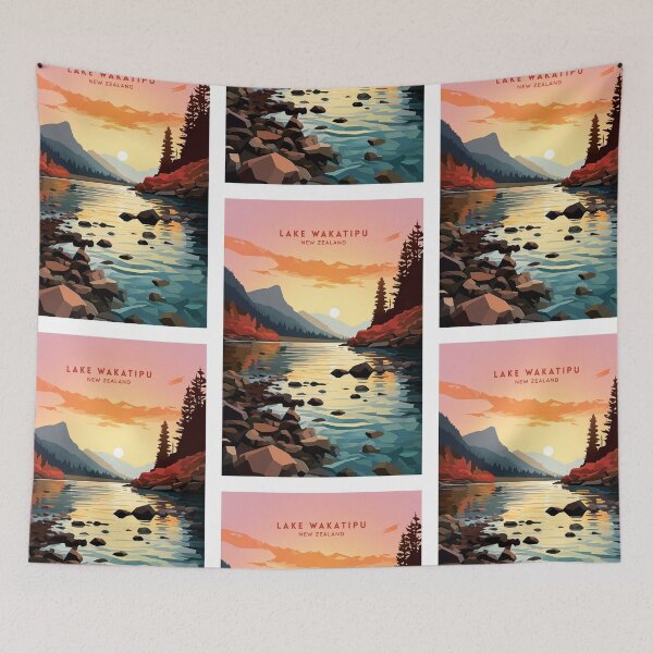 Item preview, Lake Wakatipu Wonder: New Zealand designed and sold by NeuralVibe.