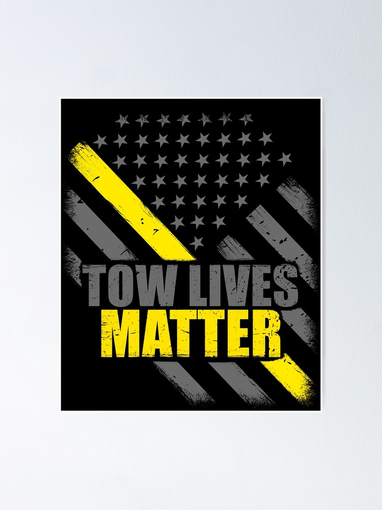 Tow Lives Matter Thin Yellow Line Tow Truck Driver Shirt Tow Lives Matter Thin Yellow Line Tow Truck Driver Shirt