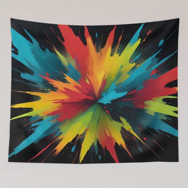 Item preview, Explosive Abstract Art Design designed and sold by papi1998.